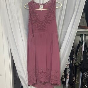 Knox Rose Mauve High Low Dress